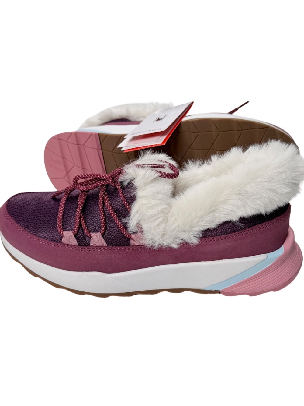 Spyder Aggie Shoes - NEW Womens Size 8.5 Berry / Multi - #49998-OFCL